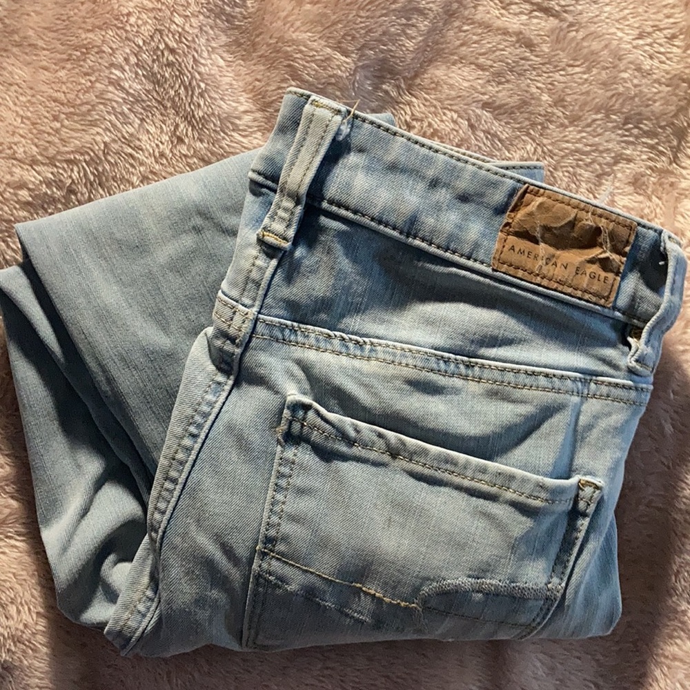 American Eagle distressed highest rise jeggings! - Picture 5 of 9